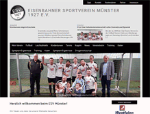Tablet Screenshot of esv-muenster.de